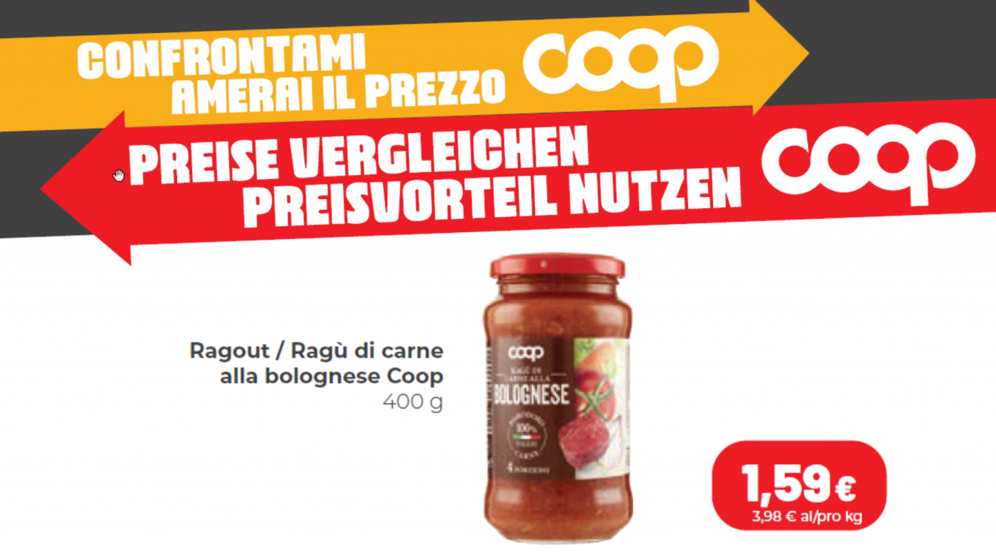 Coop ist günstiger